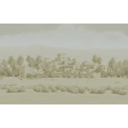 JV Arab város bézs vinyl poszter tapéta Todra Sand 476 cm X 3 m