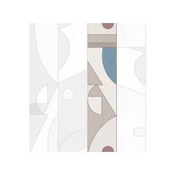 JV Geometriai mintás modern bézs-bordó vinyl poszter tapéta Shenzhen Ruby 68 cm X 3 m