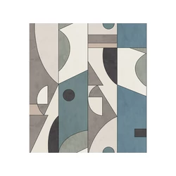 JV Geometriai mintás modern szürke vinyl poszter tapéta Shenzhen Grey 272 cm X 3 m
