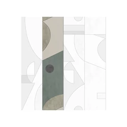 JV Geometriai mintás modern zöld vinyl poszter tapéta Shenzhen Green 68 cm X 3 m