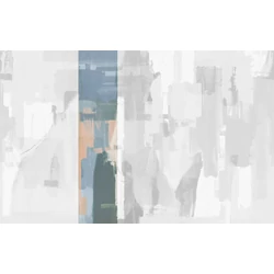 JV Absztrakt mintás kék vinyl poszter tapéta Downtown Sunset 68 cm X 3 m