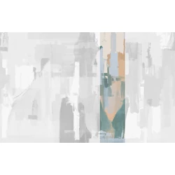 JV Absztrakt mintás kék vinyl poszter tapéta Downtown Sunset 68 cm X 3 m