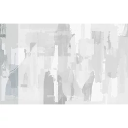 JV Absztrakt mintás szürke vinyl poszter tapéta Downtown Fog 68 cm X 3 m