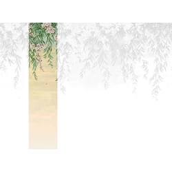 JV Leander mintás romantikus zöld vinyl poszter tapéta Vence Green 68 cm X 3 m