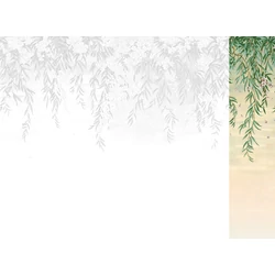 JV Leander mintás romantikus zöld vinyl poszter tapéta Vence Green 68 cm X 3 m