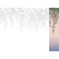 JV Leander mintás romantikus lila vinyl poszter tapéta Vence Purple 68 cm X 3 m