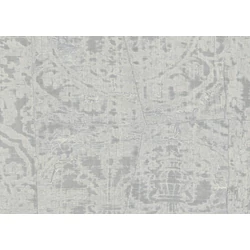 JV Szövethatású rusztikus damaszt mintás szürkés kék vinyl tapéta Damasco Rinascimento Blue-Gray 100 cm X 10 m