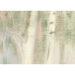 JV Festmény hatású zöld-bézs erdő vinyl poszter tapéta Primavera 272 cm X 300 cm