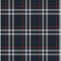 KT-Exclusive Klasszikus kockás sötétkék vlies tapéta Sauvage Dark Blue 52 cm X 10 m