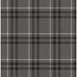 KT-Exclusive Klasszikus kockás sötétszürke vlies tapéta Sauvage Grey 52 cm X 10 m