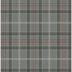 KT-Exclusive Klasszikus kockás szürke vlies tapéta Sauvage Dark Gray 52 cm X 10 m