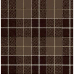 KT-Exclusive Klasszikus kockás barna vlies tapéta Sauvage Dark Brown 52 cm X 10 m