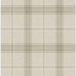 KT-Exclusive Klasszikus kockás bézs vlies tapéta Sauvage Creme-Beige 52 cm X 10 m