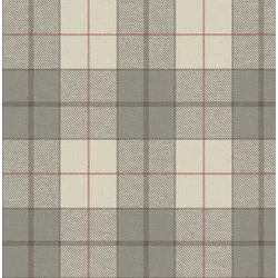 KT-Exclusive Klasszikus kockás szürke vlies tapéta Sauvage Grey 52 cm X 10 m