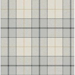 KT-Exclusive Klasszikus kockás világosszürke vlies tapéta Sauvage Light Gray 52 cm X 10 m