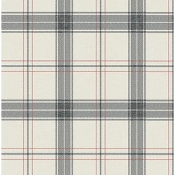 KT-Exclusive Klasszikus kockás bézs-fekete vlies tapéta Sauvage Champagne 52 cm X 10 m