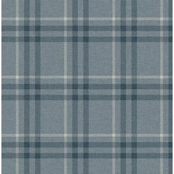 KT-Exclusive Klasszikus kockás kék vlies tapéta Sauvage Sky Blue 52 cm X 10 m