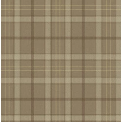 KT-Exclusive Klasszikus kockás barna vlies tapéta Sauvage Brown 52 cm X 10 m