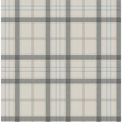 KT-Exclusive Klasszikus kockás világosszürke vlies tapéta Sauvage Light Grey 52 cm X 10 m