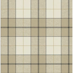 KT-Exclusive Klasszikus kockás bézs vlies tapéta Sauvage Creme-Beige 52 cm X 10 m