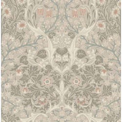 KT-Exclusive Szecessziós stílusú bézs vlies tapéta Cream 52 cm X 10 m