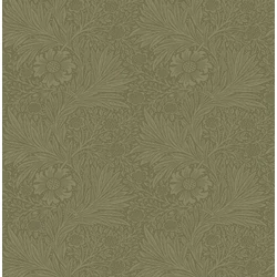 KT-Exclusive Virágos zöld vlies tapéta British Heritage Olive 52 cm X 10 m