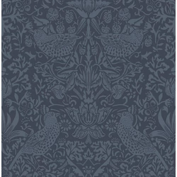 KT-Exclusive Madaras szecessziós stílusú sötétkék vlies tapéta British Heritage Dark Blue 52 cm X 10 m