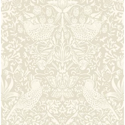 KT-Exclusive Madaras szecessziós stílusú barna vlies tapéta British Heritage Cappuccino 52 cm X 10 m