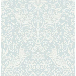 KT-Exclusive Madaras szecessziós stílusú kék vlies tapéta British Heritage Sky Blue 52 cm X 10 m