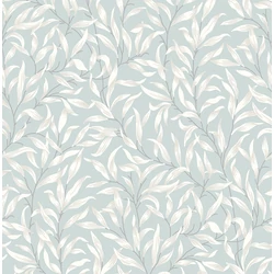 KT-Exclusive Levélmintás modern világosszürke vlies tapéta British Heritage Light Gray 52 cm X 10 m