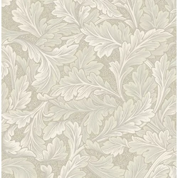 KT-Exclusive Rusztikus levélmintás krém színű vlies tapéta British Heritage Cream 52 cm X 10 m