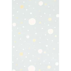 Majvillan Pöttyös szürke-arany vlies gyermek tapéta Confetti Grey/Gold 53 cm X 10 m