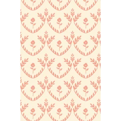 Majvillan Skandináv stílusú virágmintás piros vlies tapéta Bellini Sunny Red 53 cm X 10 m