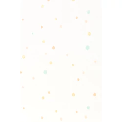 Majvillan Pöttyös fehér-színes vlies gyerek tapéta Stardust Shimmering White 53 cm X 10 m
