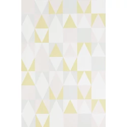 Majvillan Geometrikus modern rózsaszín-sárga vlies tapéta Alice Pink-Yellow 53 cm X 10 m