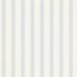 Sandberg Klasszikus csíkos kék vlies tapéta Gustav Light Blue 53 cm X 10 m