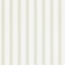 Sandberg Klasszikus csíkos zöld vlies tapéta Gustav Light Green 53 cm X 10 m