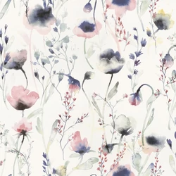 Sandberg Vadvirágos modern színes vlies tapéta Lo Multi 53 cm X 10 m