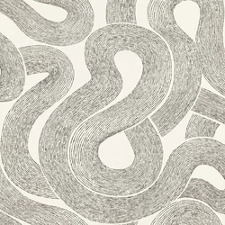 Sandberg Absztrakt mintás modern fekete-fehér vlies tapéta Zen White 53 cm X 10 m