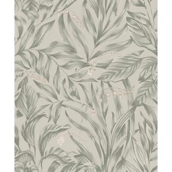 Sandberg Elegáns virágos zöld-bézs vlies tapéta Elin Sage Green 53 cm X 10 m