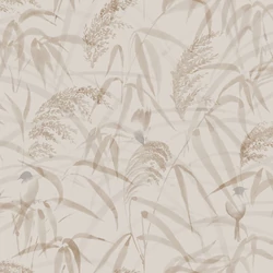 Sandberg Elegáns nád mintás bézs vlies tapéta Anna Hazel 53 cm X 10 m