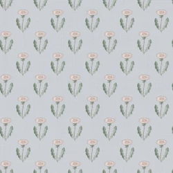 Sandberg Pitypang mintás skandináv kék vlies tapéta Maskrosen Soft Blue 53 cm X 10 m