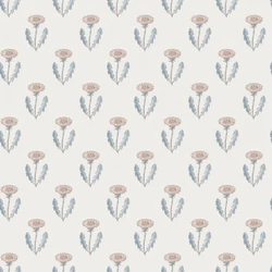 Sandberg Pitypang mintás skandináv rózsaszín vlies tapéta Maskrosen Pink 53 cm X 10 m