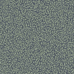 Sandberg Levélmintás modern kék vlies tapéta Sigfrid Classic Blue 53 cm X 10 m