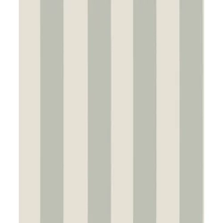 Sandberg Elegáns csíkos zöld vlies tapéta Sam Sage Green 53 cm X 10 m