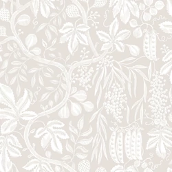 Sandberg Vintage fügefás bézs vlies tapéta Fig Garden Sandstone 53 cm X 10 m