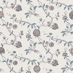 Sandberg Virág mintás skandináv bézs vlies tapéta Adelaide Blush 53 cm X 10 m