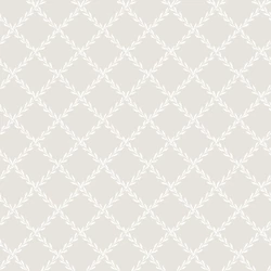 Sandberg Klasszikus rácsmintás szürke vlies tapéta Trellis Gray 53 cm X 10 m