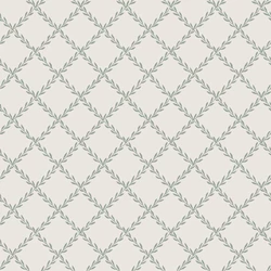 Sandberg Klasszikus rácsmintás zöld vlies tapéta Trellis Forest Green 53 cm X 10 m