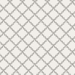 Sandberg Klasszikus rácsmintás fekete-fehér vlies tapéta Trellis Graphite 53 cm X 10 m